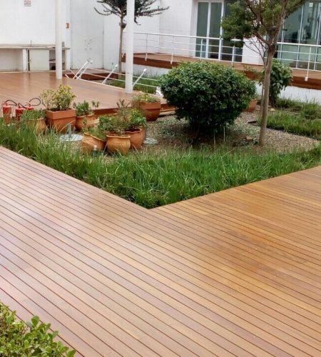 Obra feita, com Deck de Cumaru