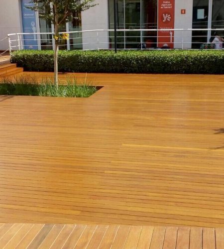Obra feita, com Deck de Cumaru