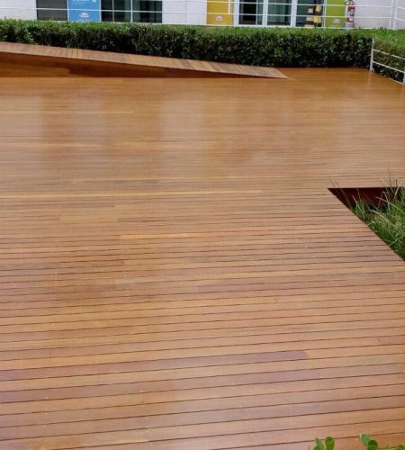 Obra feita, com Deck de Cumaru